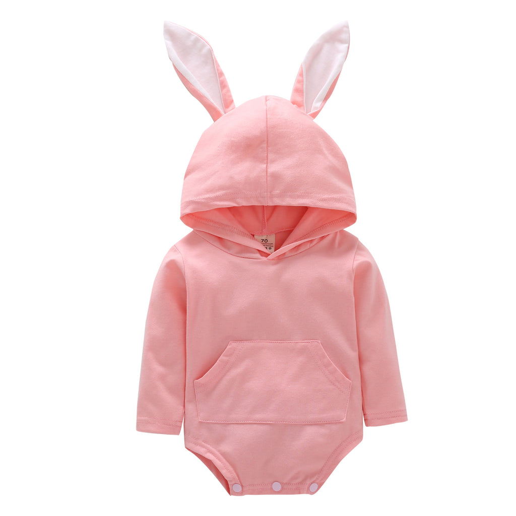 Baby Bunny Knitted Romper Set
