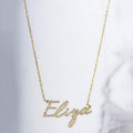 925 Silver full name letter couple necklaces