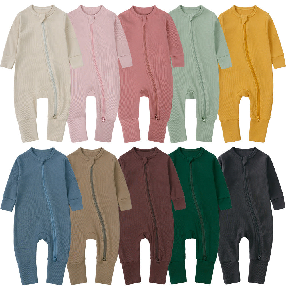 IBEX Baby Long-Sleeve One-Piece Romper
