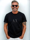 Cotton short-sleeved T-shirt, trendy and versatile, casual men's top, loose, European men's wear