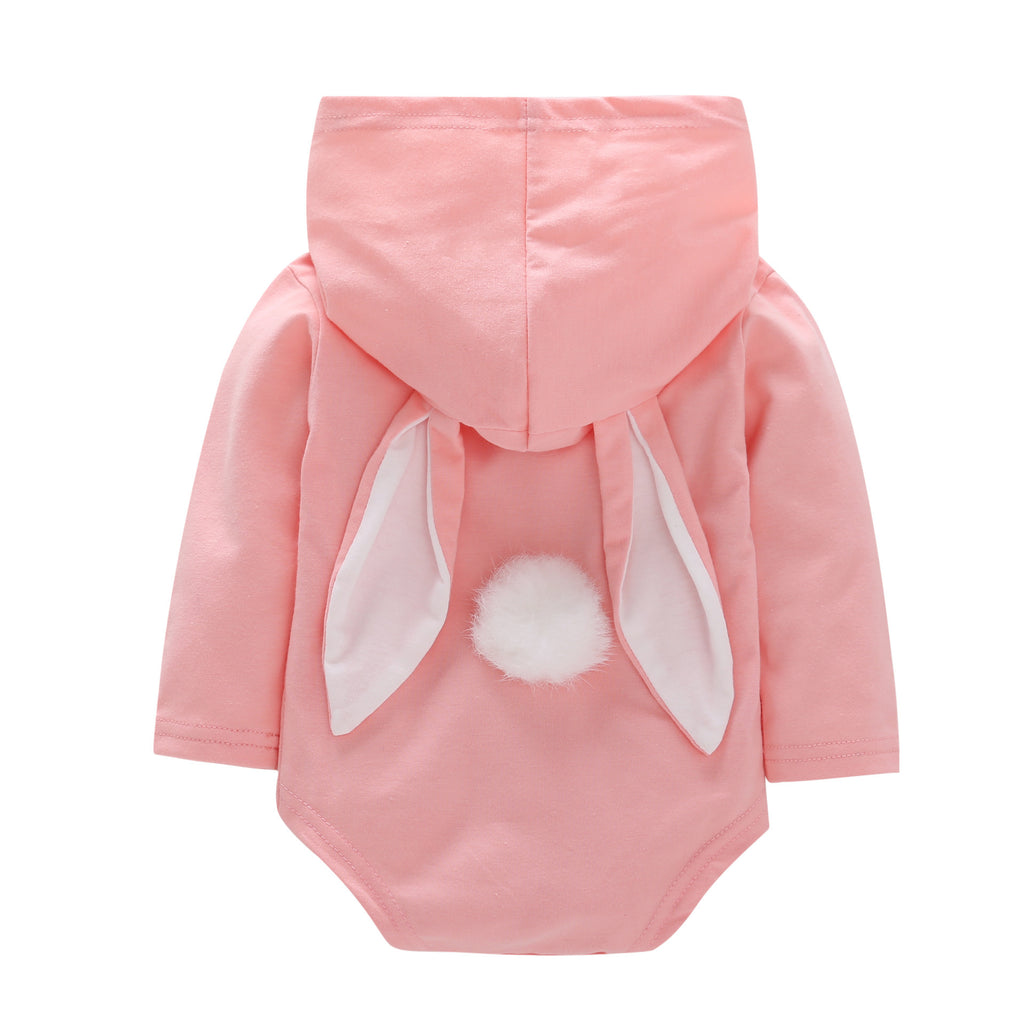 Baby Bunny Knitted Romper Set