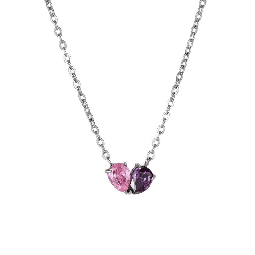 IBEX Double Heart Pendant Necklace