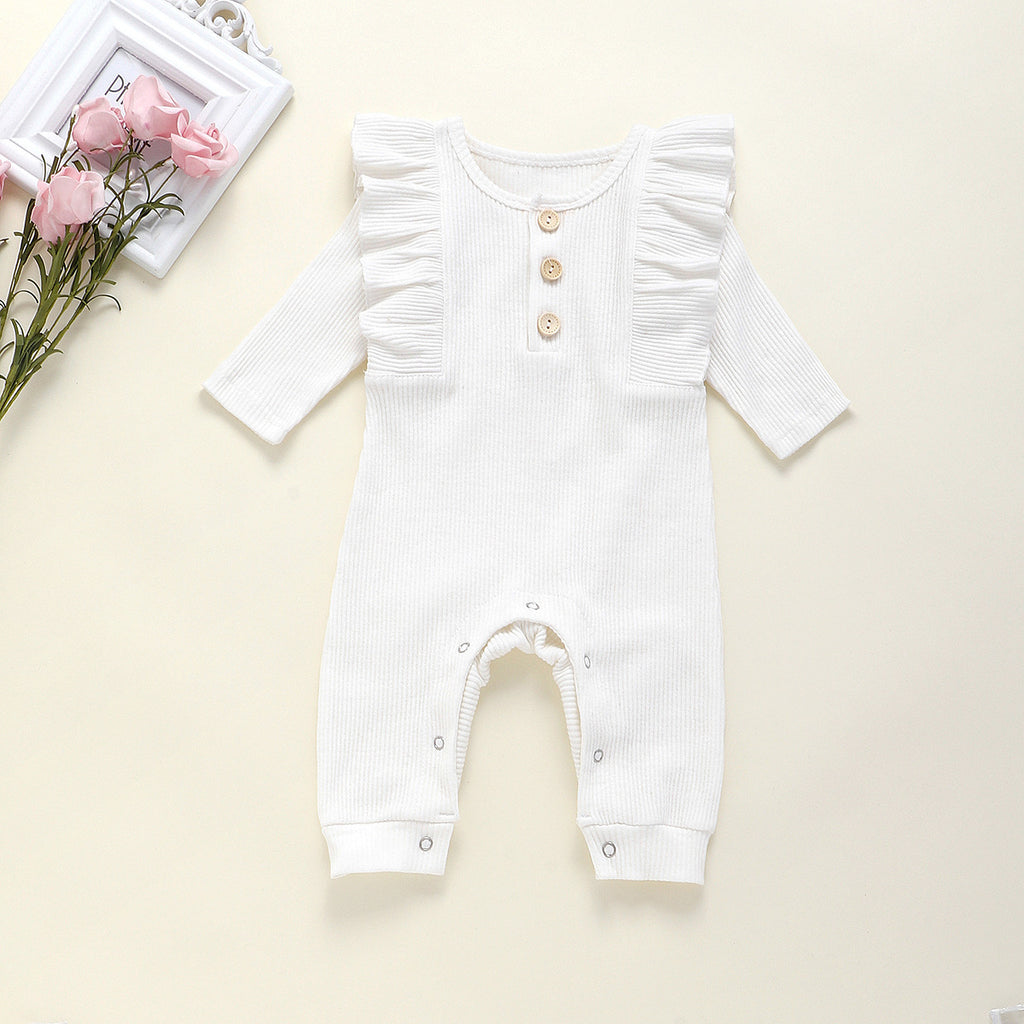 Long Sleeve Ruffle Romper