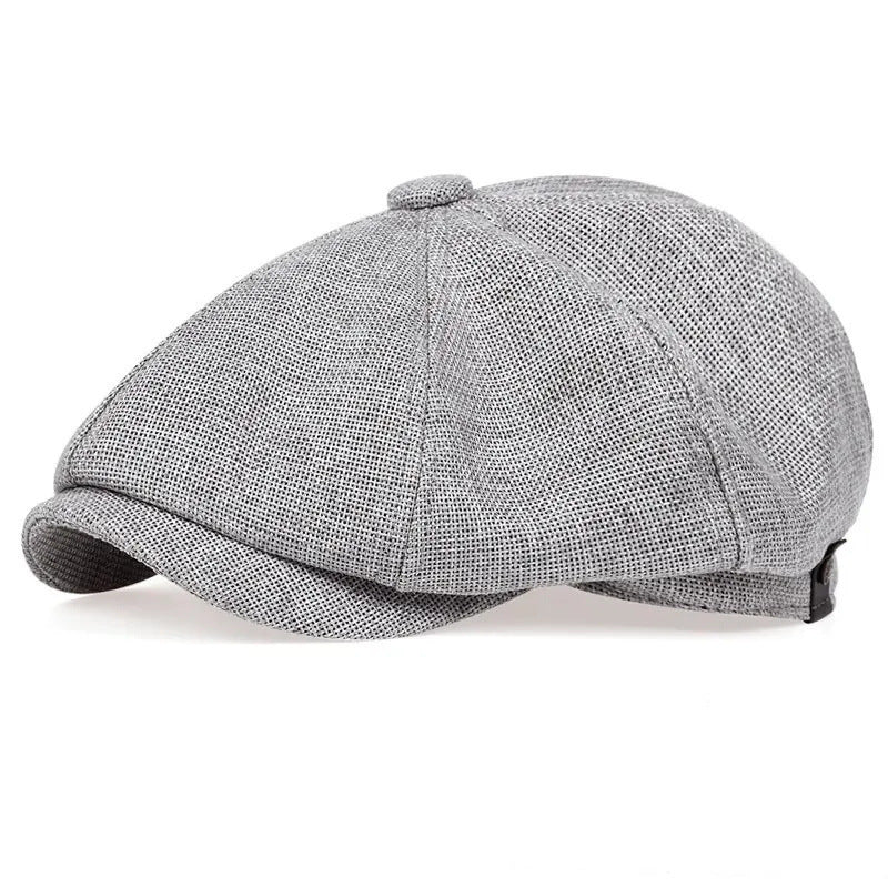Classic Vintage Newsboy Cap for Men