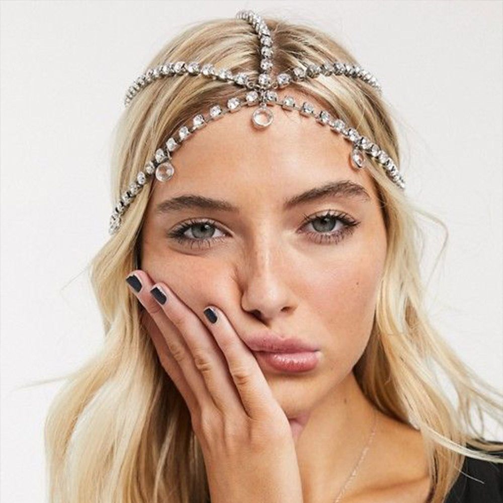 IBEX Crystal Layered Hair Chain