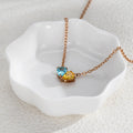 IBEX Double Heart Pendant Necklace