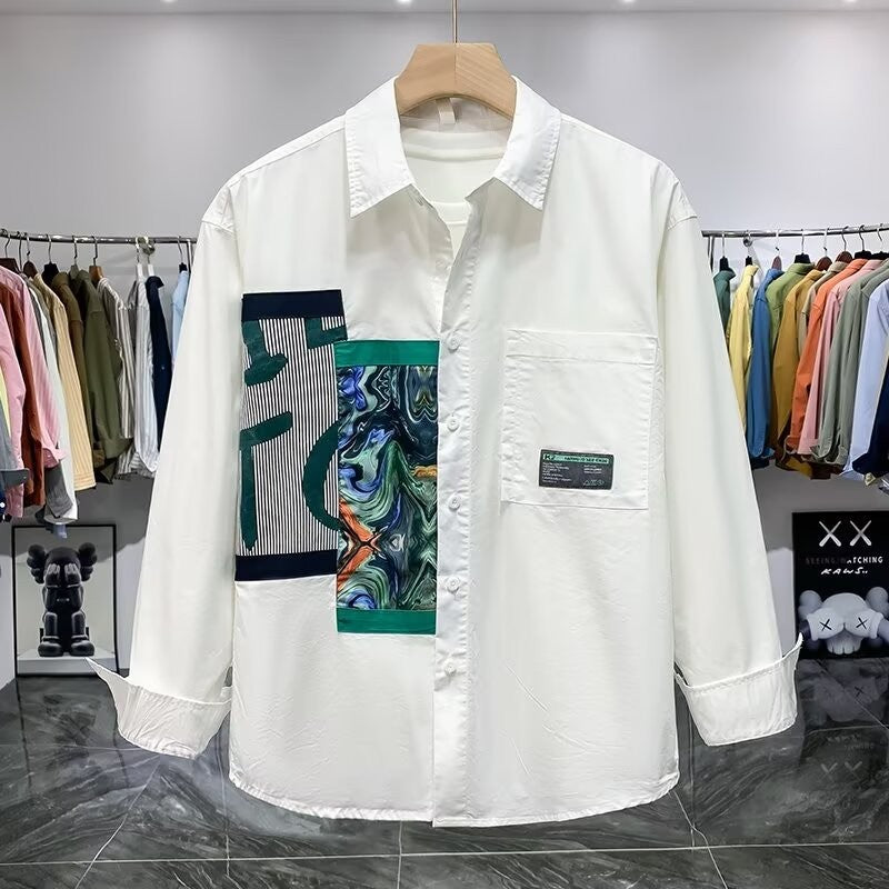 IBEX Graphic Oversized Long-Sleeve Shirt