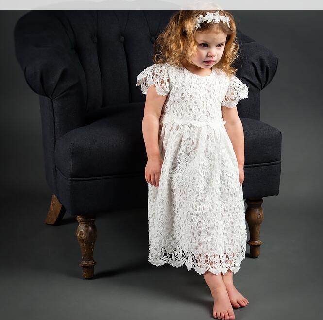 cross-border children's wear long style baptism dress girl baby baby wedding dress dress girl baptism dress