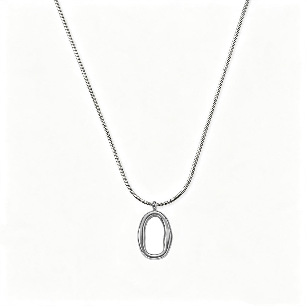 IBEX Minimalist Circle Pendant Necklace
