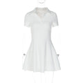 IBEX Chic Polo Collar Mini Dress