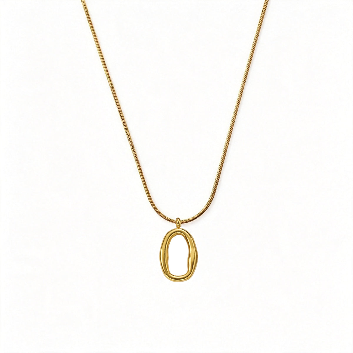 IBEX Minimalist Circle Pendant Necklace