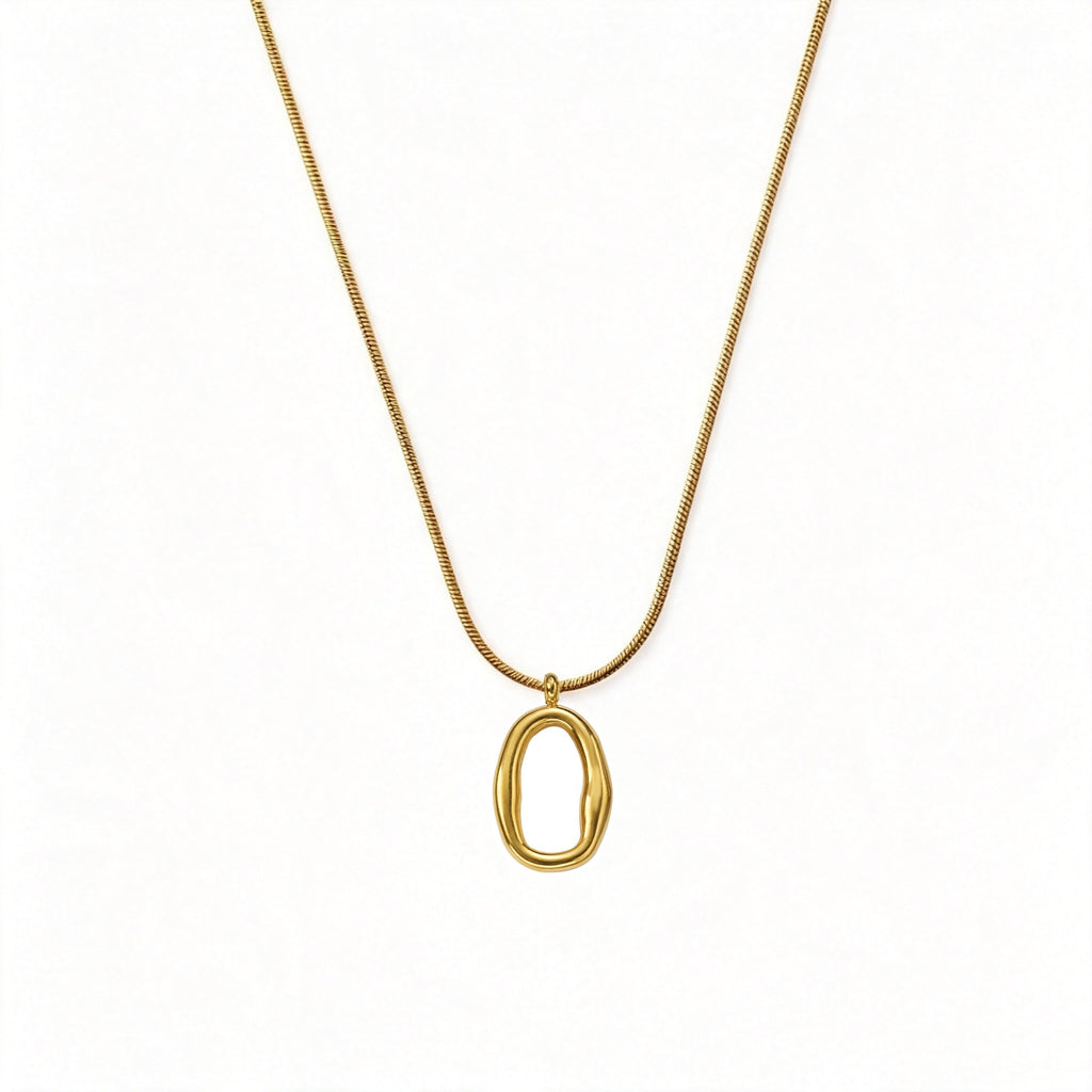 IBEX Minimalist Circle Pendant Necklace