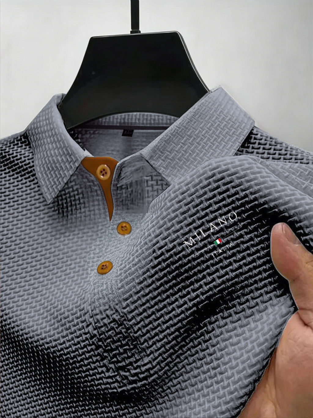 Men’s Premium Textured Polo Shirt