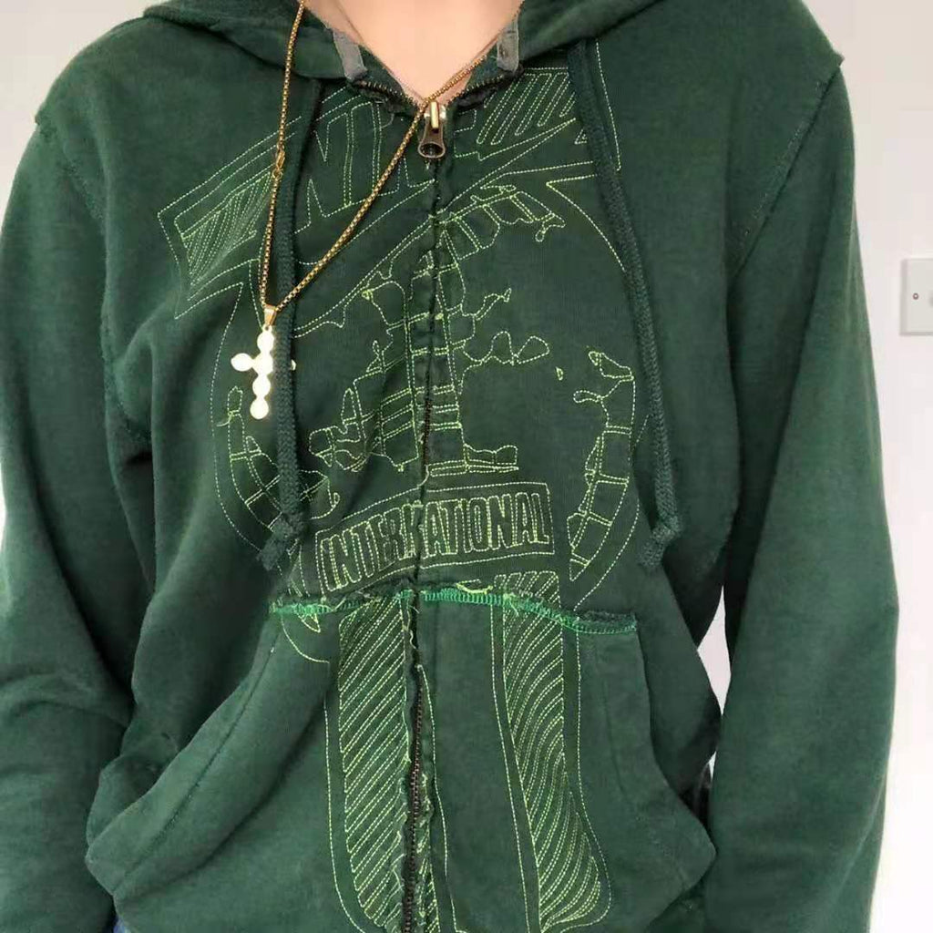 Women's Casual Zip-Up Hoodie