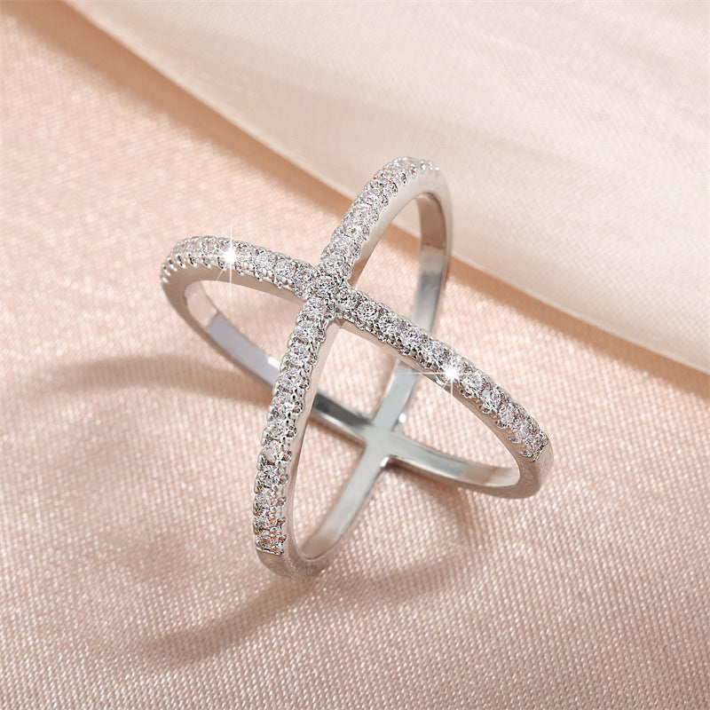 Women's Elegant Crossover Ring