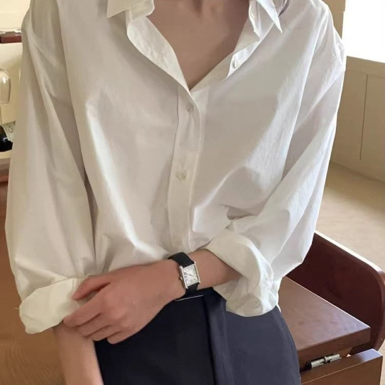 Women's Classic Oversized White Shirt