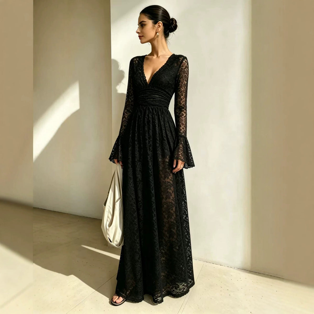 Sun-protective long dress