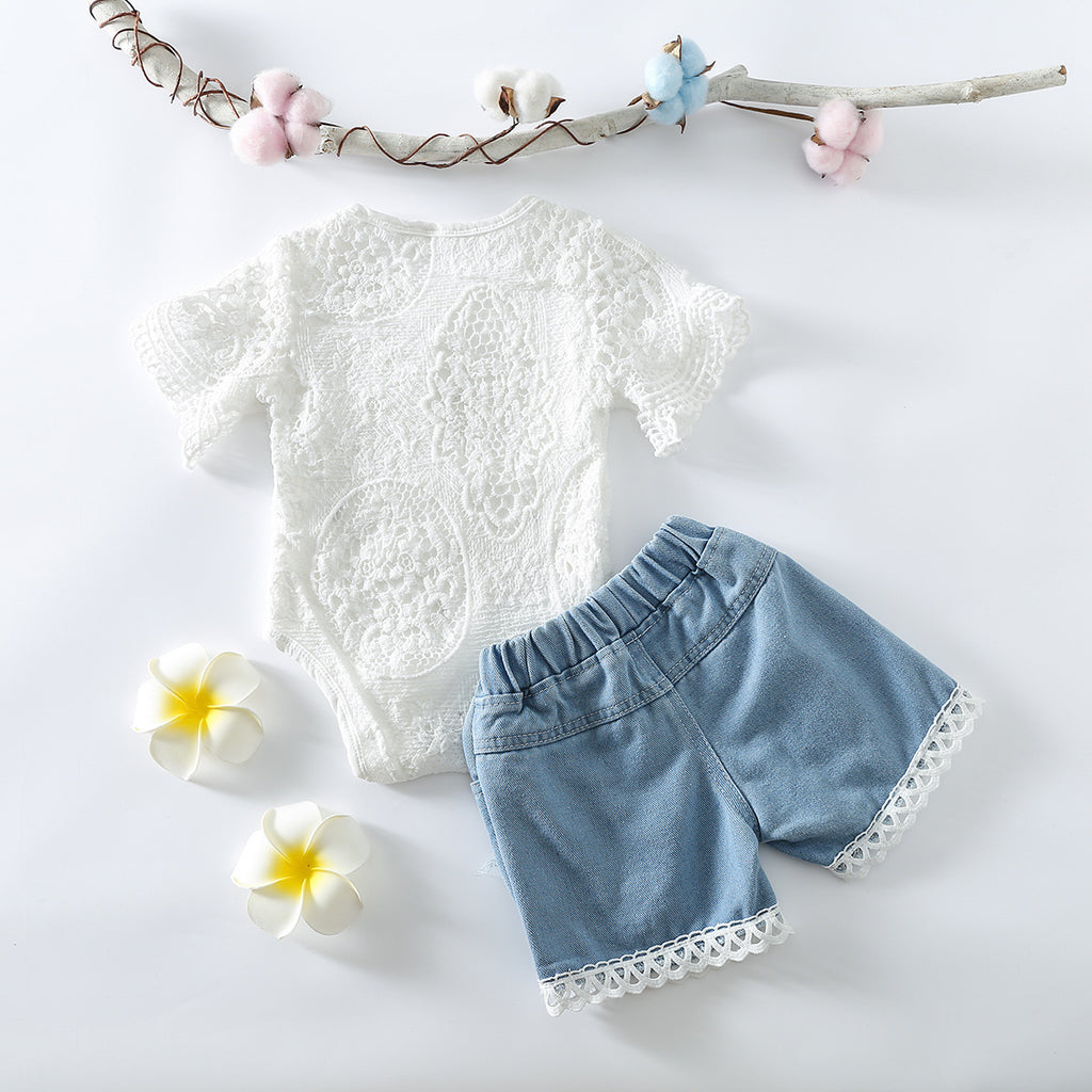 IBEX Baby Girl Lace Summer Set