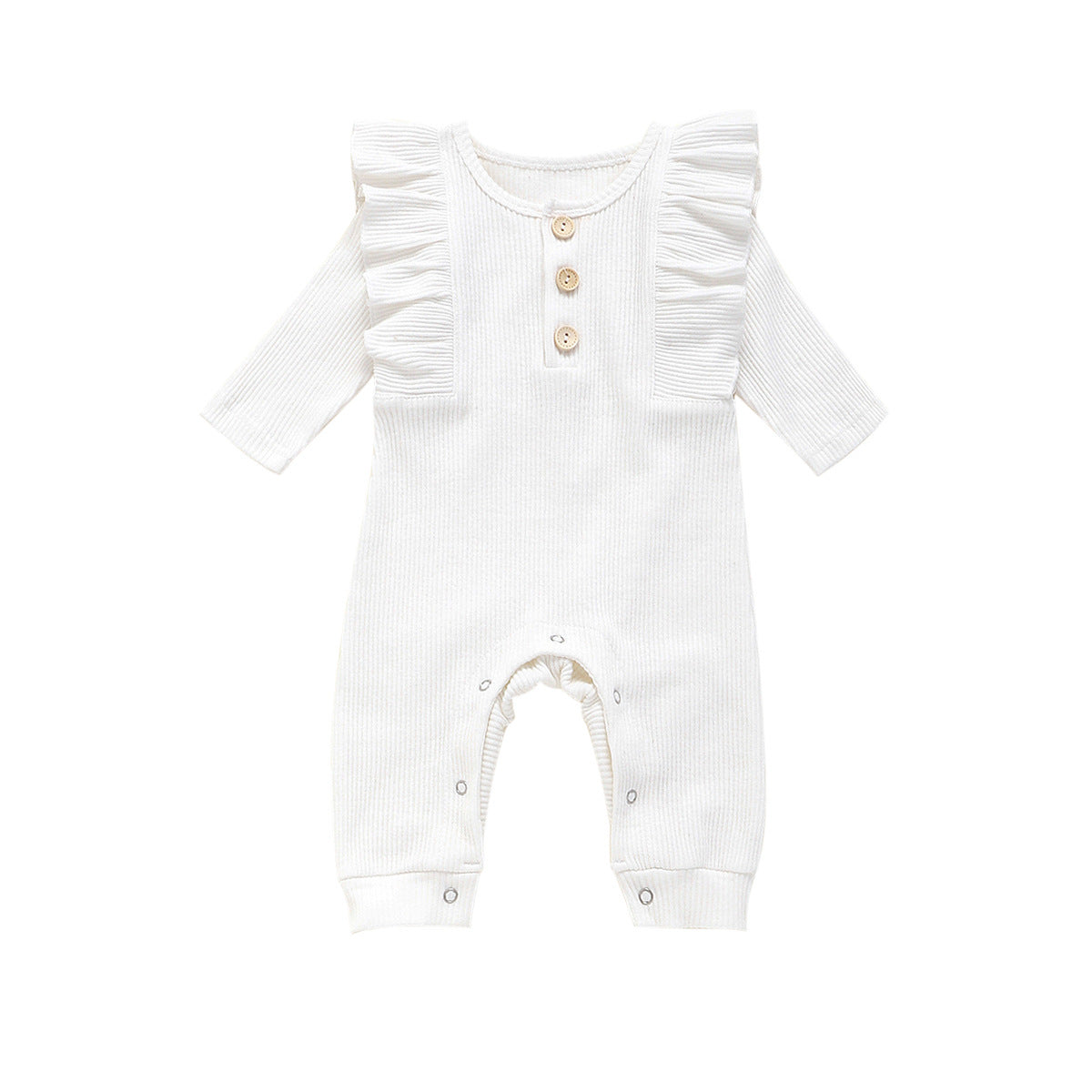 Long Sleeve Ruffle Romper