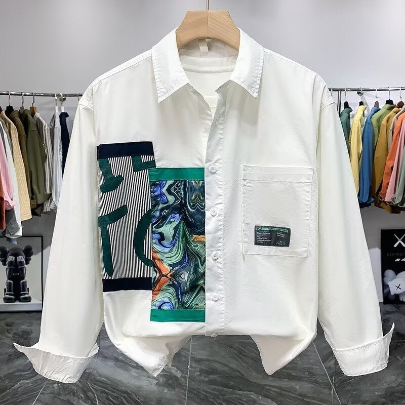 IBEX Graphic Oversized Long-Sleeve Shirt