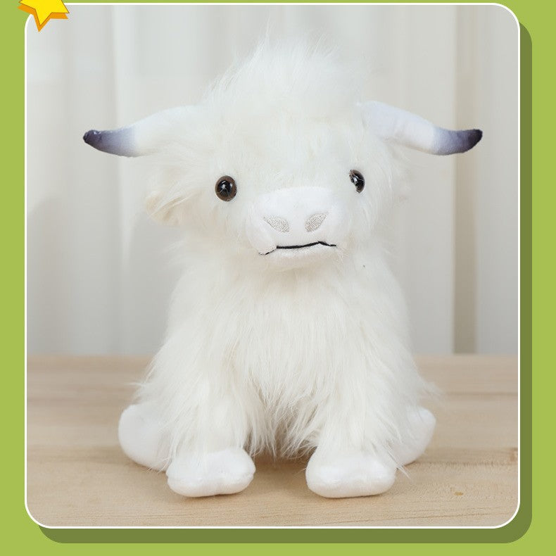 Cute Highland Cow Plush Toy