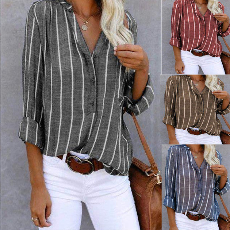 IBEX Classic Striped Relaxed Shirt