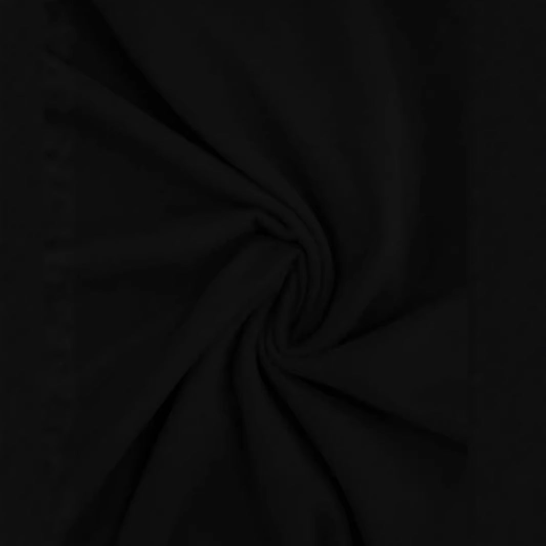 Elegant One-Shoulder Black Top