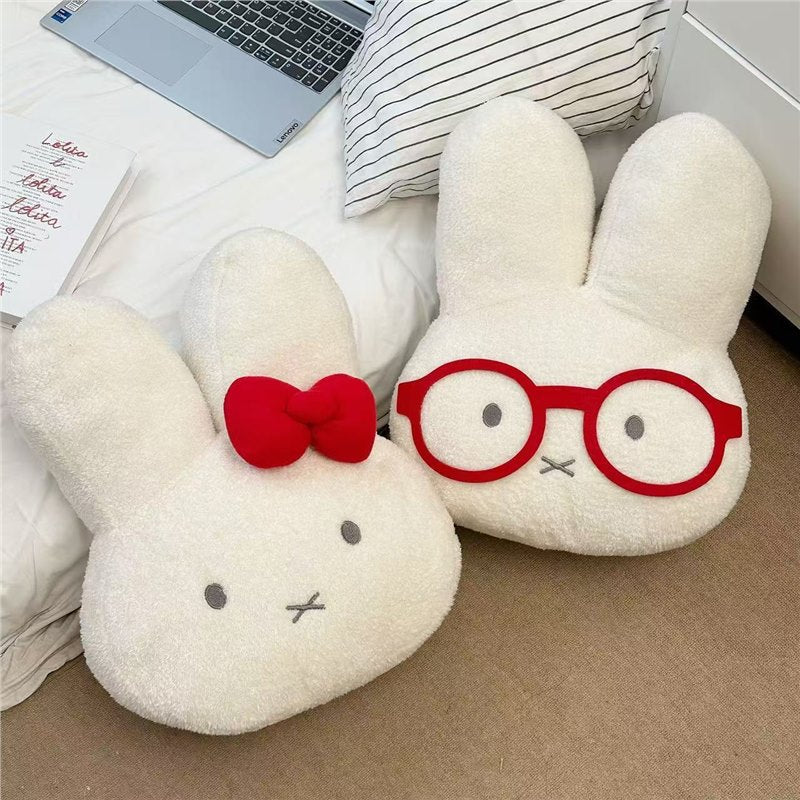 Cute rabbit plush toy as a pillow
