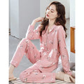 IBEX Women’s Cotton Long-Sleeve Pajama Set