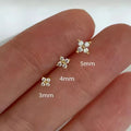 -style stud earrings, mini micro-inlaid earrings and earrings, no need to take them off when sleeping