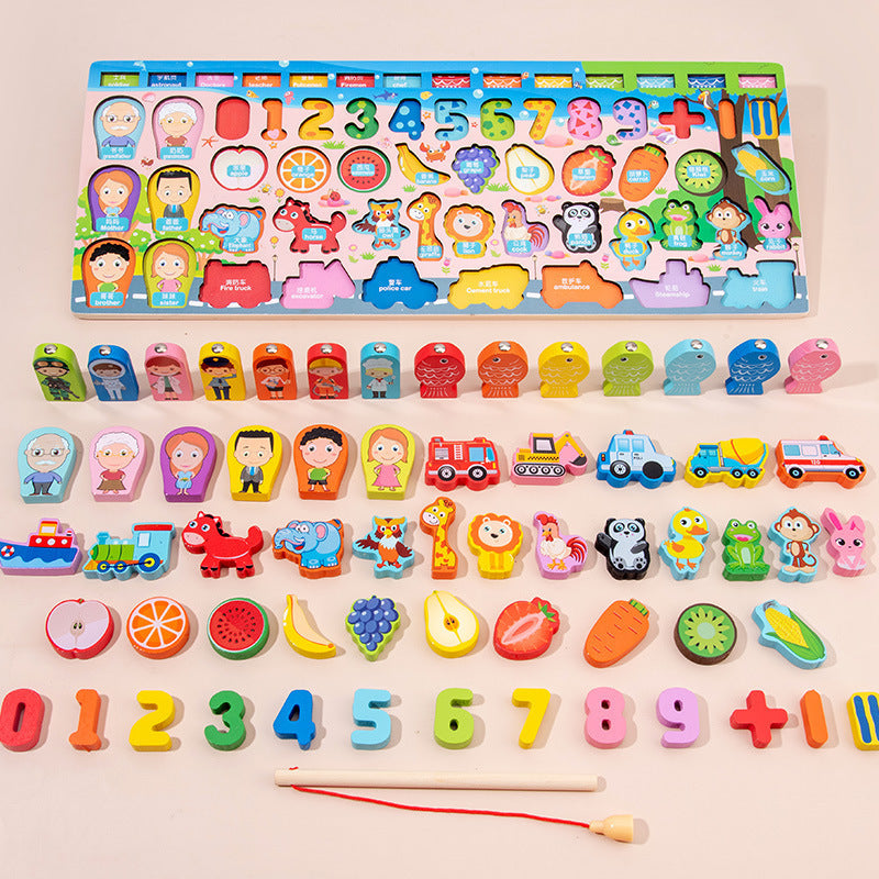 IBEX Kids Alphabet & Number Puzzle Set
