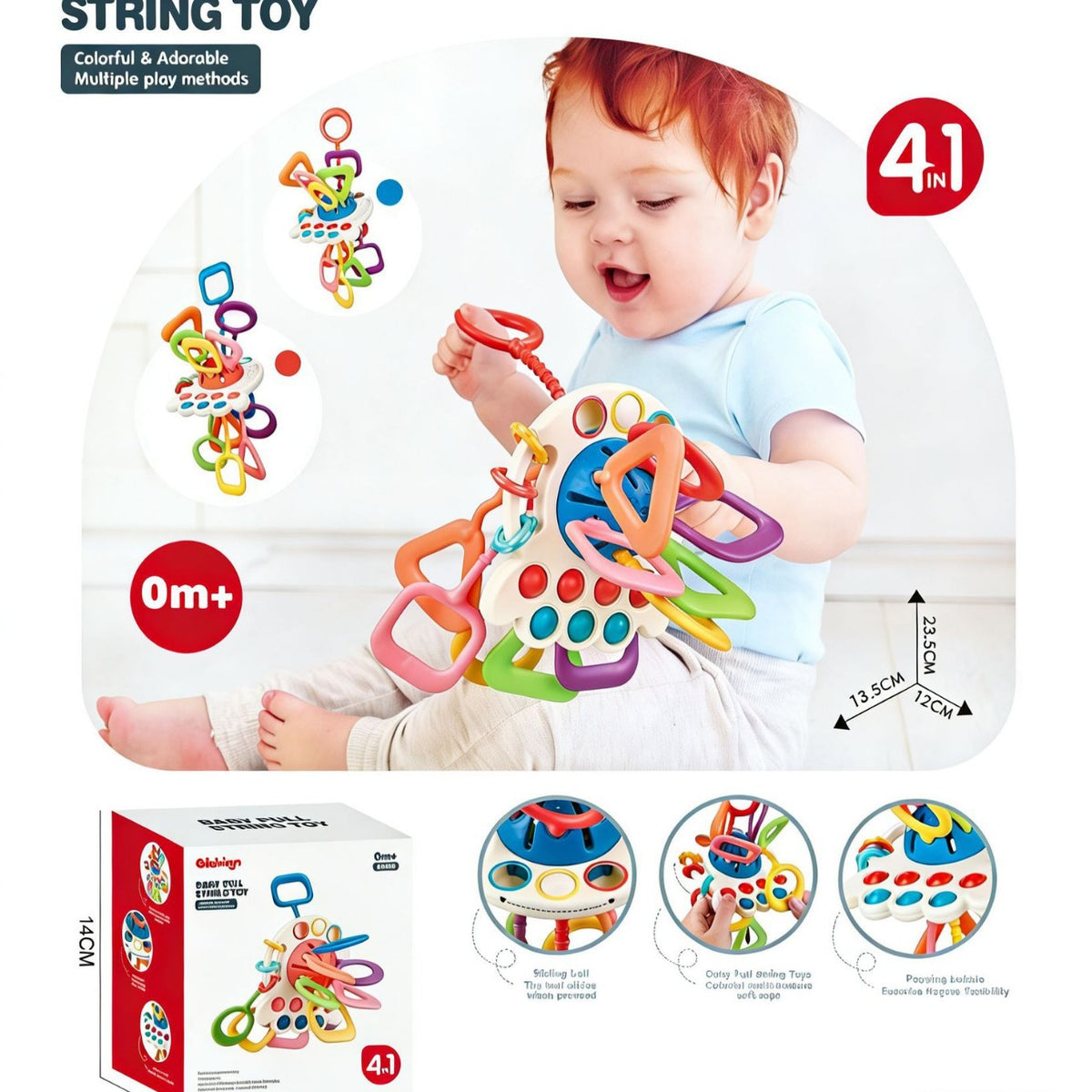 The new features of the updated Lala game include educational rattle, baby fun draw, and early education toys that are both sensory and playable