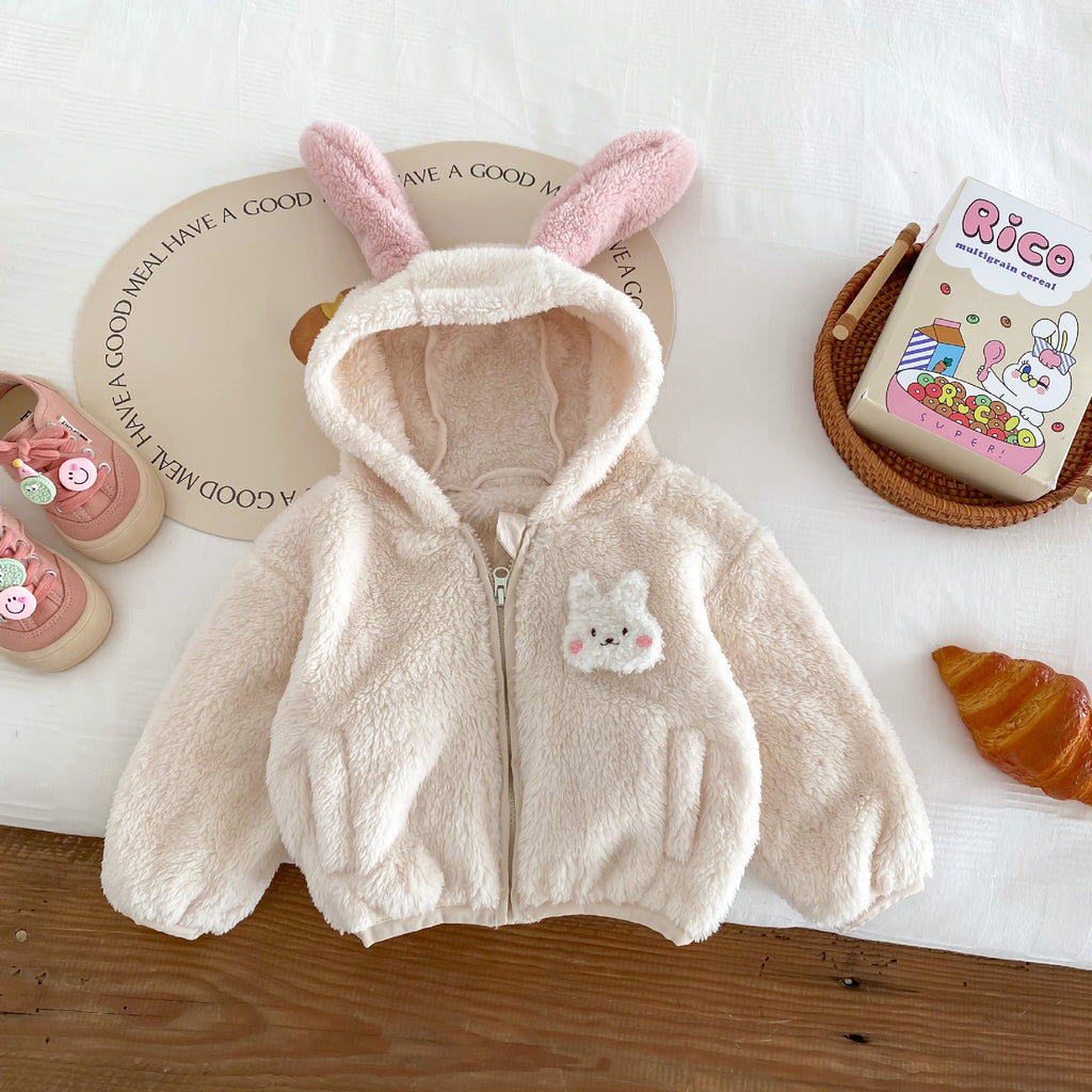 IBEX Baby Girl Faux Fur Hooded Coat