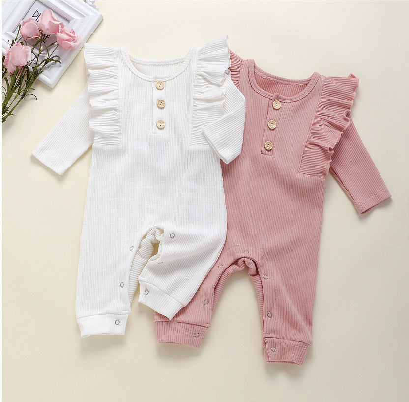 Long Sleeve Ruffle Romper