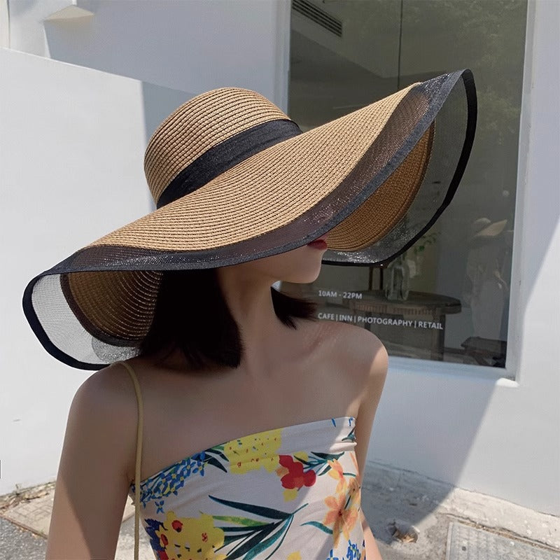 Elegant Wide Brim Summer Sun Hat