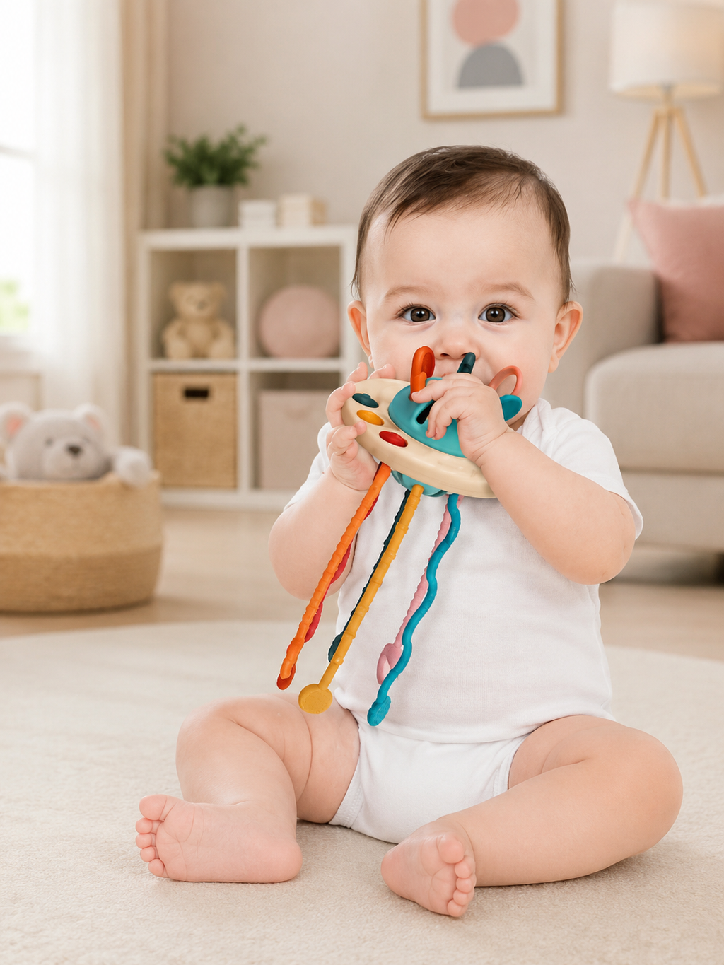 The new features of the updated Lala game include educational rattle, baby fun draw, and early education toys that are both sensory and playable