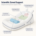 Baby anti-spitting slope pillow, newborn anti-overflow and choking milk bed, middle bed, baby shaping and soothing lying milk feeding wonder