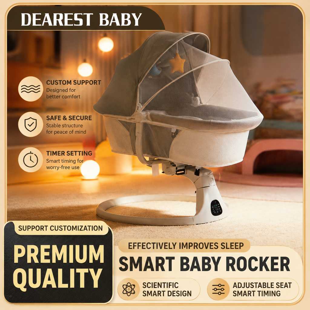 Baby rocker and recliner are multi-functional