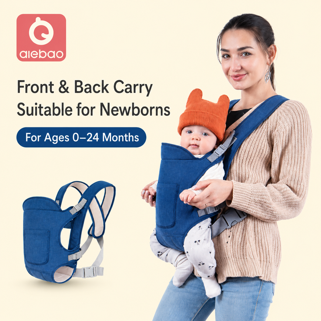 Multi-functional double-shoulder baby back bag