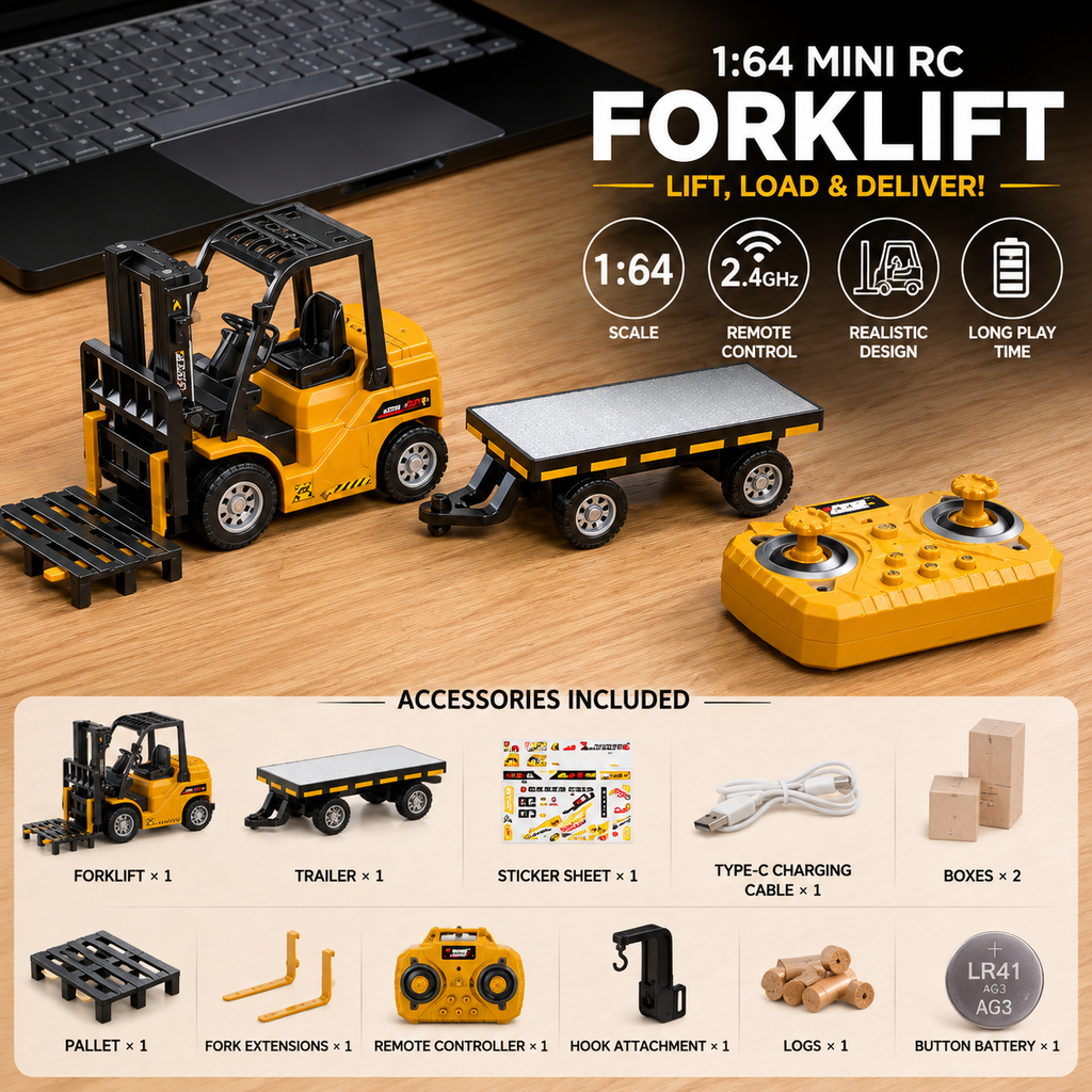 IBEX Mini RC Construction Forklift