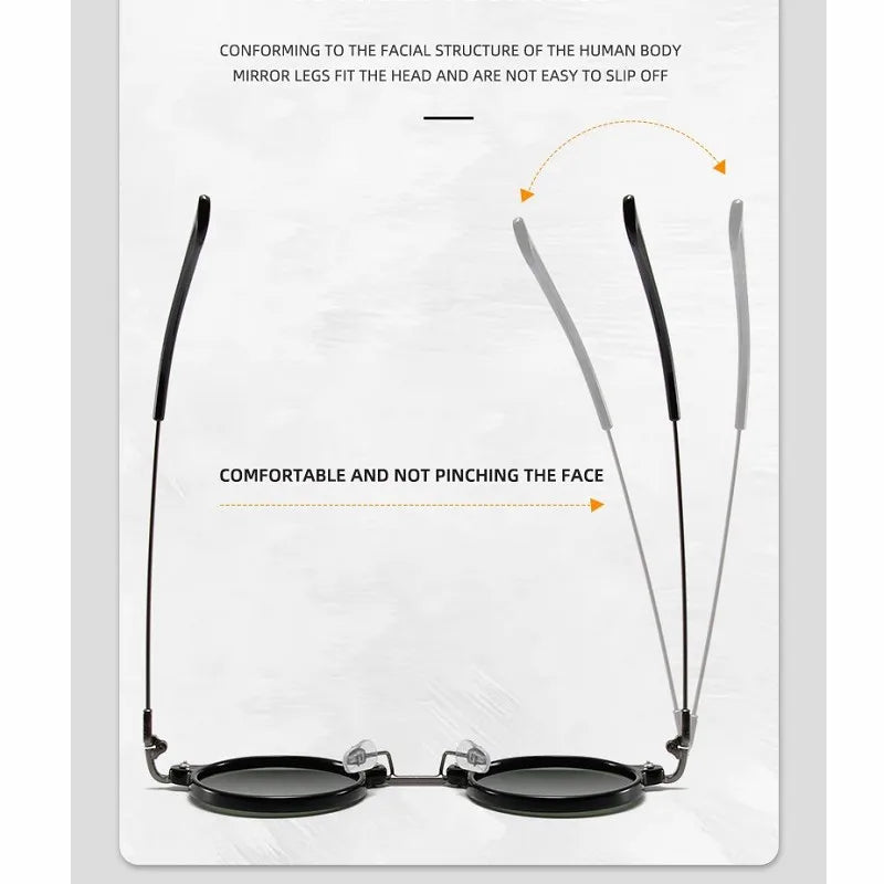 IBEX Retro Round Sunglasses