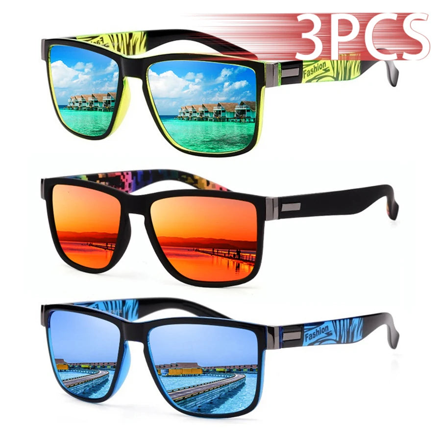 IBEX Classic Square UV400 Sunglasses – 3 Pack