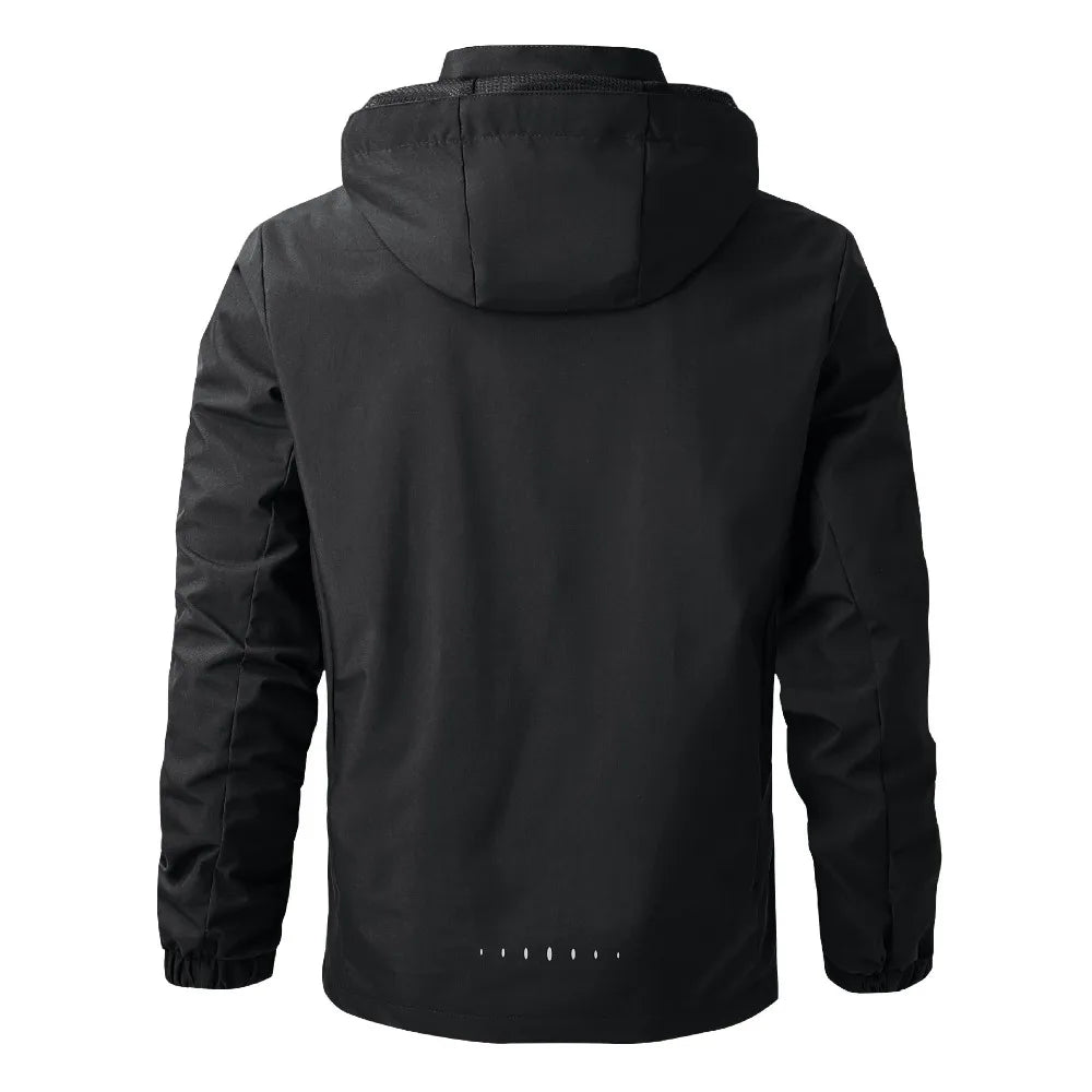 Men's Waterproof Hooded Rain Jacket