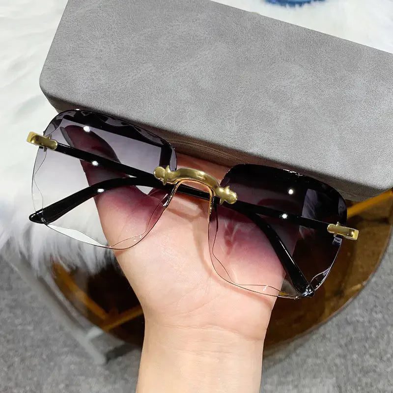 IBEX Luxe Square Rimless Sunglasses – 3 Pack