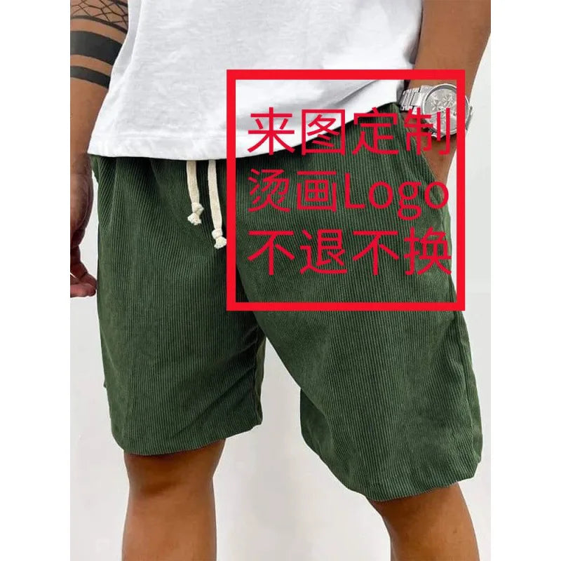 Men's Casual Corduroy Shorts