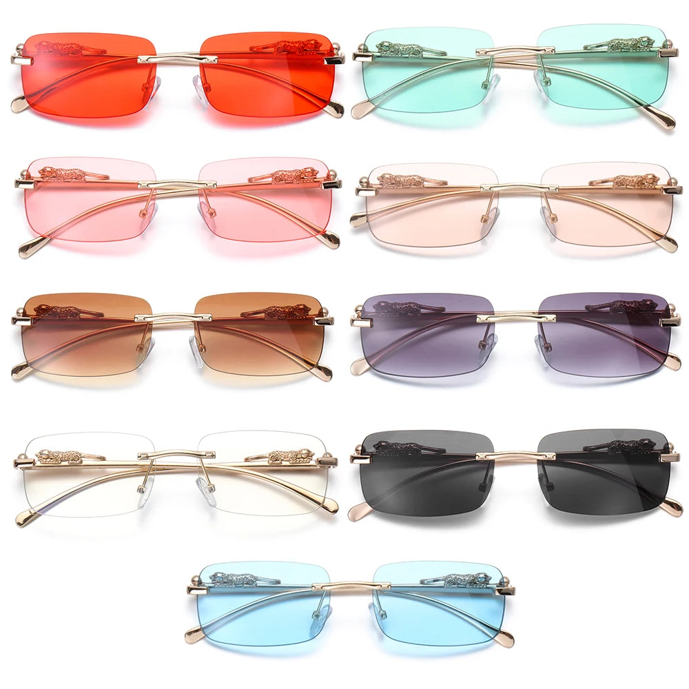 IBEX Rimless Square Sunglasses