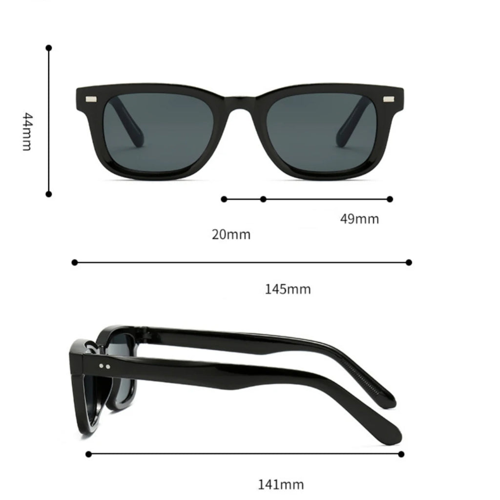 Luxury Small Square Retro Sunglasses for Men & Women