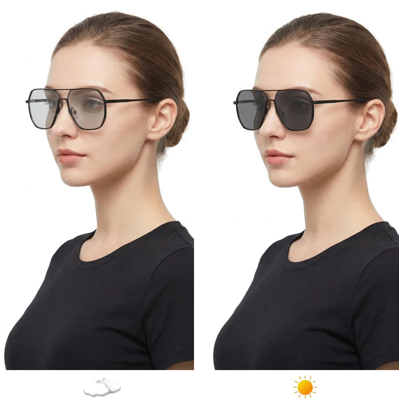 Luxury Photochromic Polarized Sunglasses for Men & Women