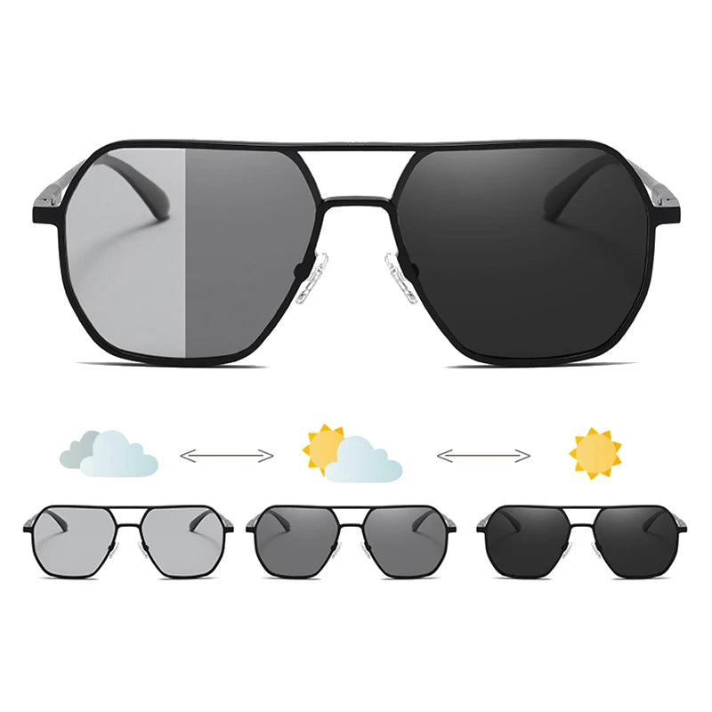 Luxury Photochromic Polarized Sunglasses for Men & Women