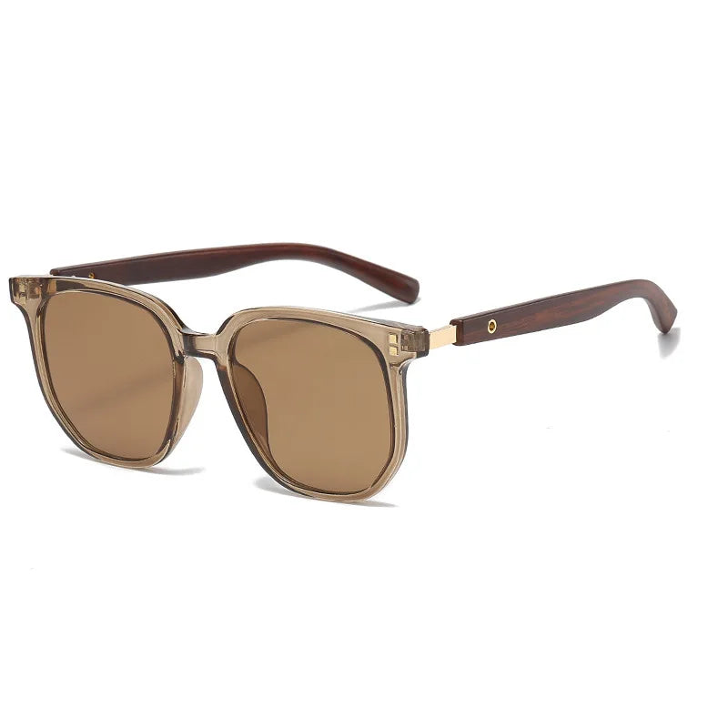 Classic Brown Square Sunglasses – Vintage Style